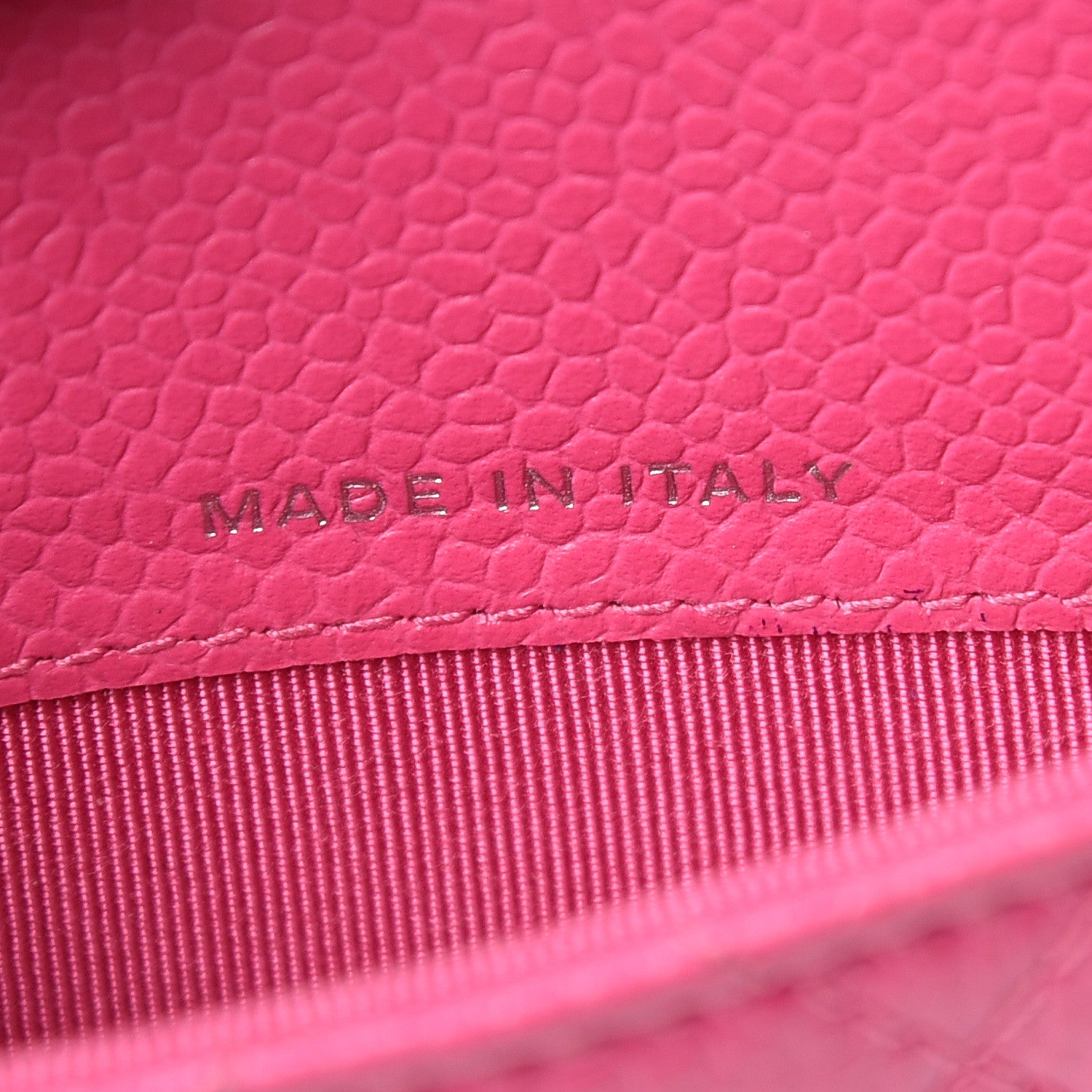Chanel Caviar Quilted Small Flap Wallet Pink 7 of 13