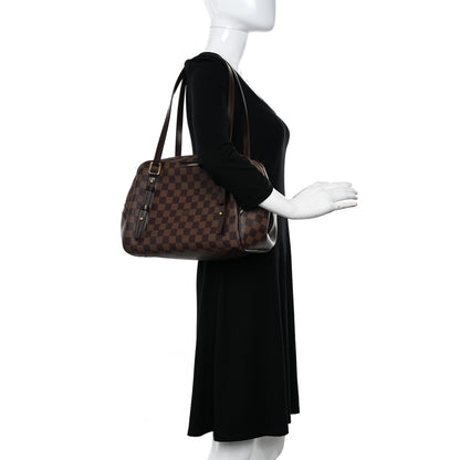Louis Vuitton Damier Ebene Rivington GM 2 of 10