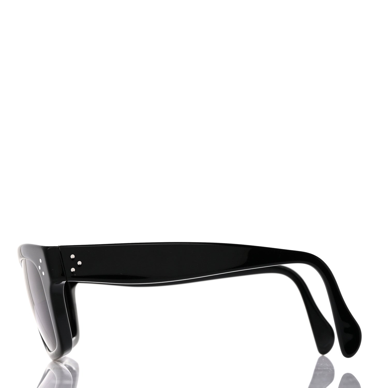 Celine Acetate Polarized Square Sunglasses CL 41732 Black 3 of 7