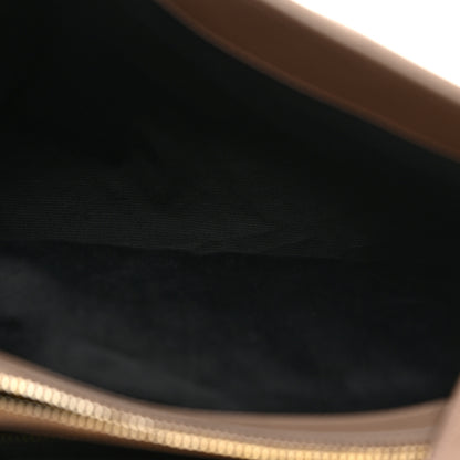 Saint Laurent Suede Y Quilted Monogram Medium Loulou Chain Satchel Taupe 5 of 12