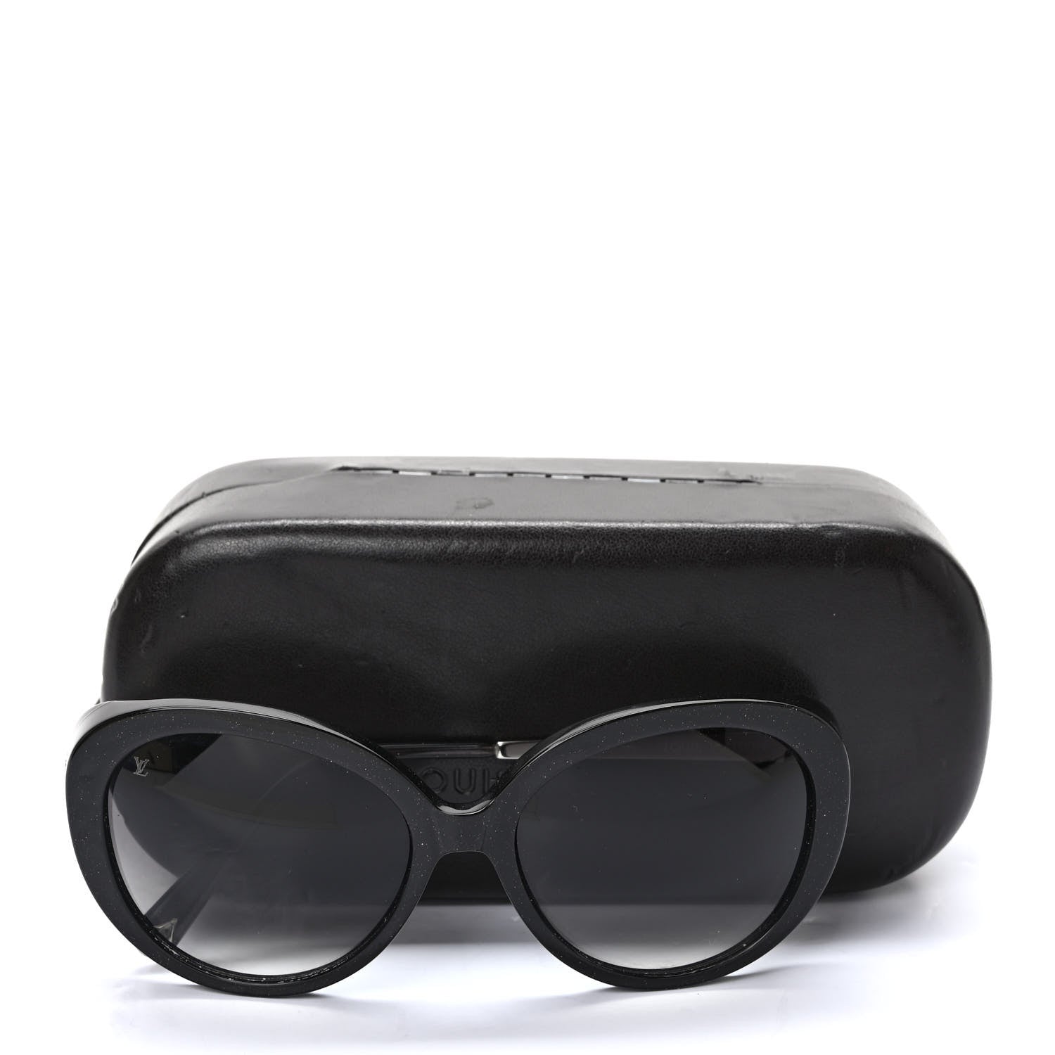 Louis Vuitton Acetate Bluebell Sunglasses Z0693W Black Glitter 10 of 10
