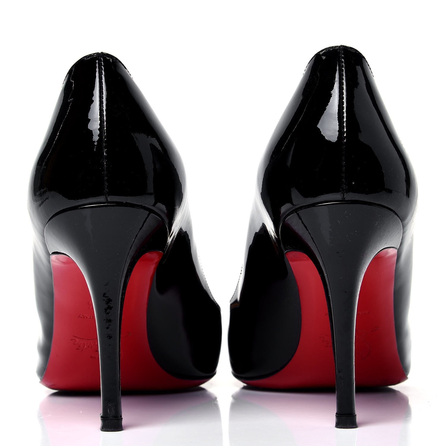 Christian Louboutin Patent Simple 85 Pumps 37.5 Black 7 of 10