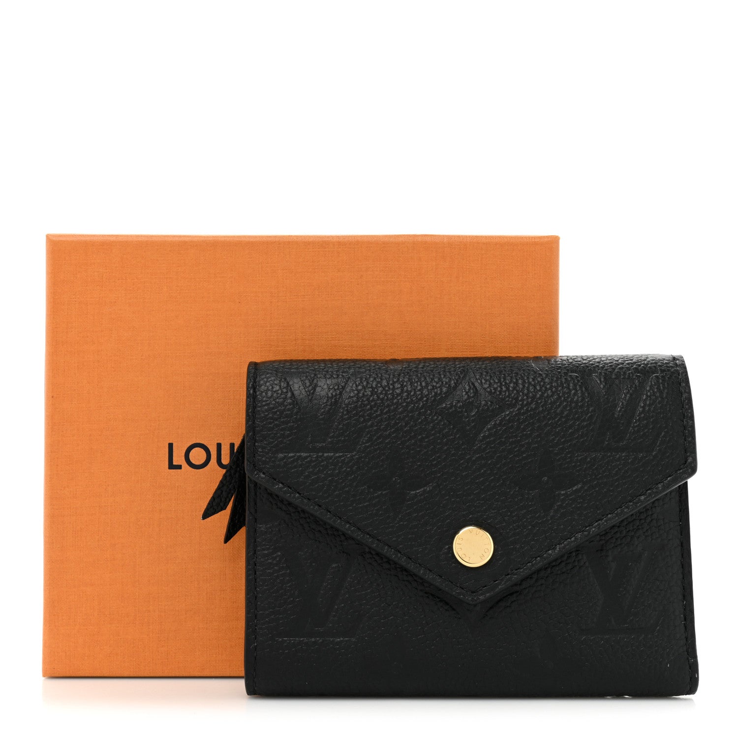 Louis Vuitton Empreinte Victorine Wallet Black 10 of 10