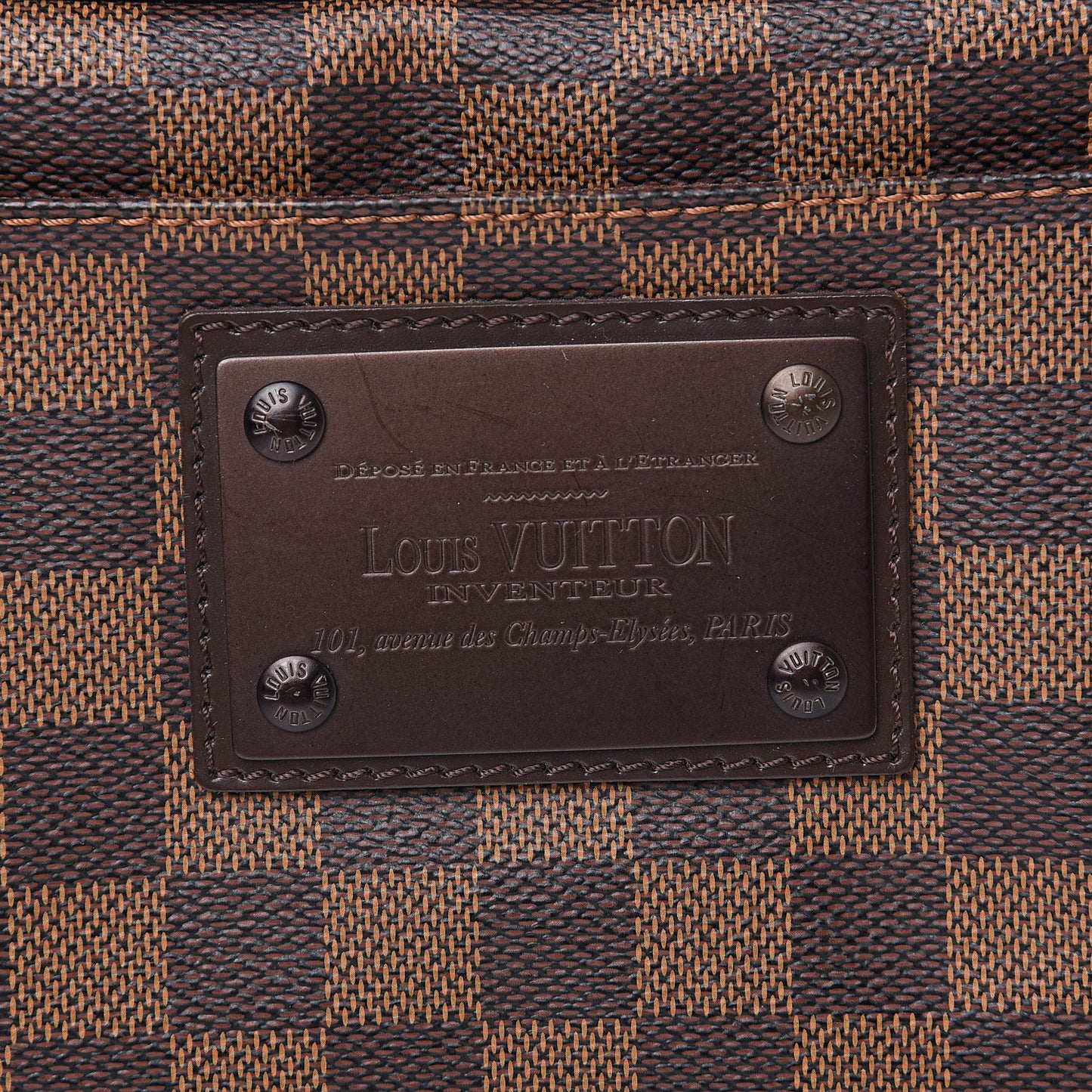 Damier Ebene Brooklyn Bum Bag