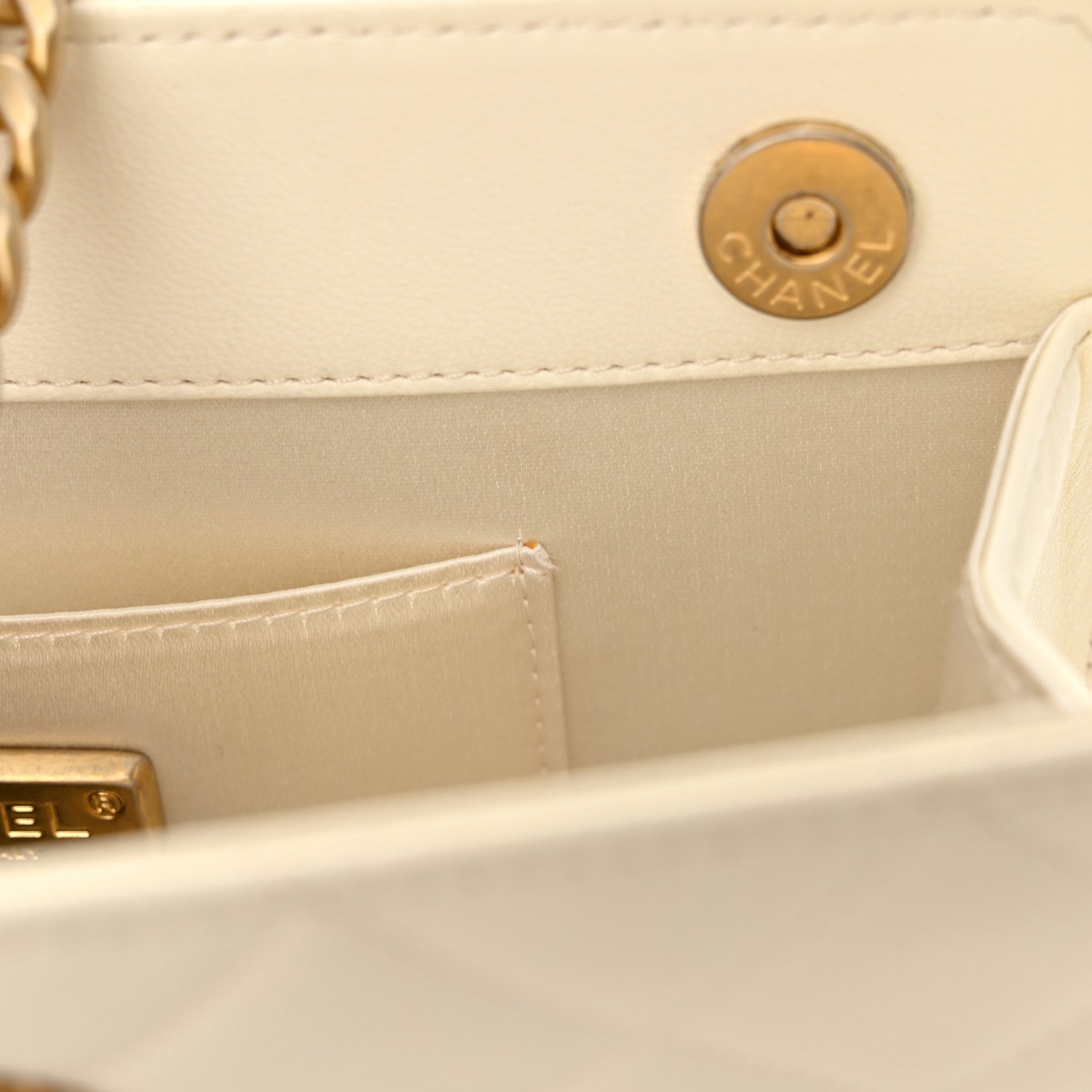 Chanel Lambskin Quilted Evening By The Sea Clutch White 12 of 12