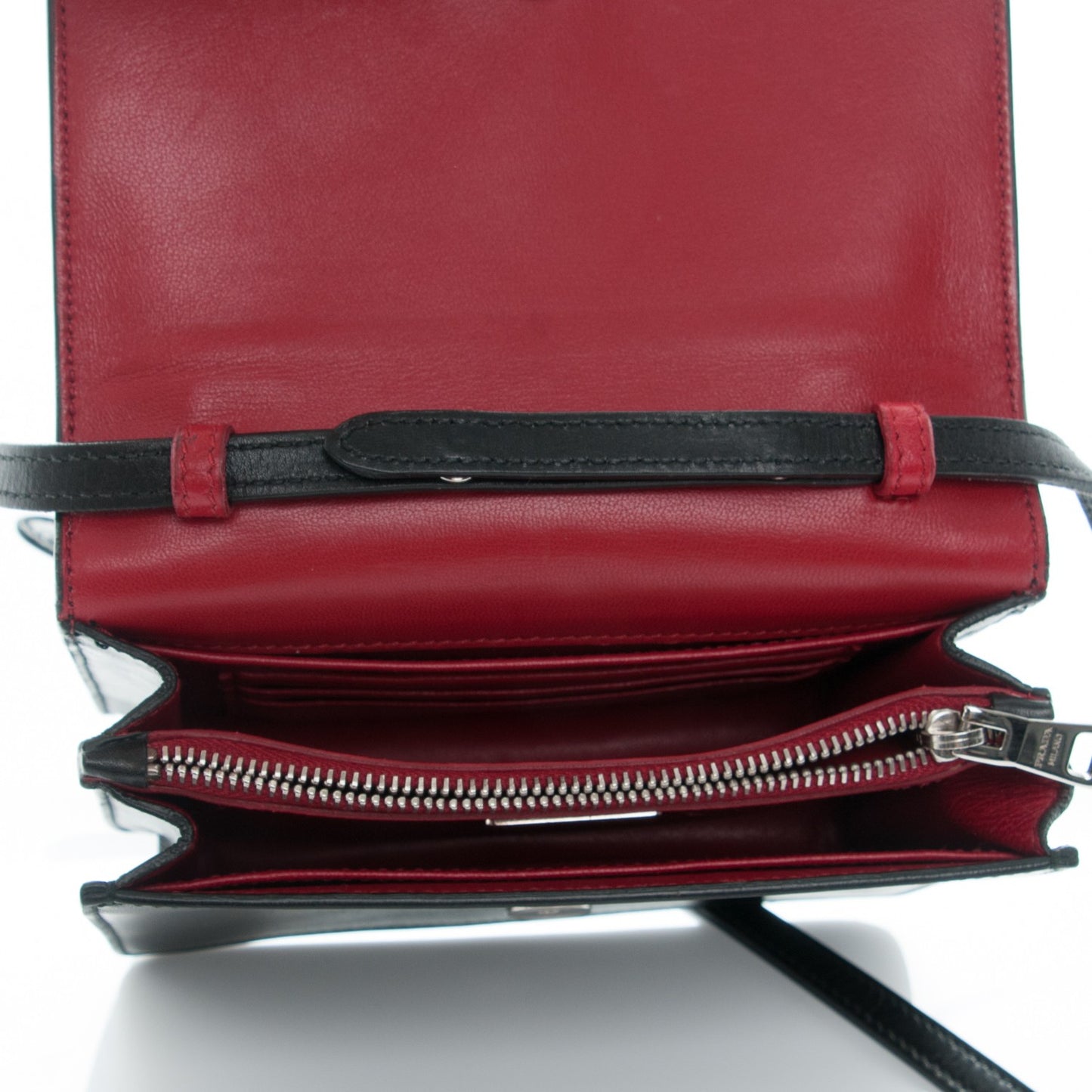 Soft Calfskin Crossbody Bag Nero Black