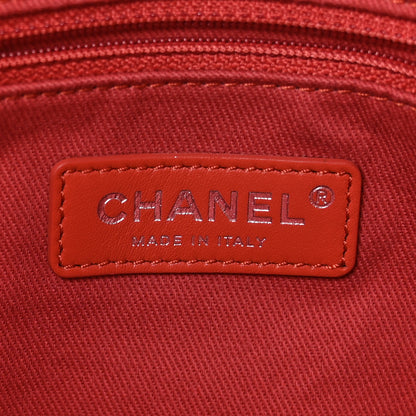 Chanel Canvas Small Double Face Shopping Tote Red 7 of 11