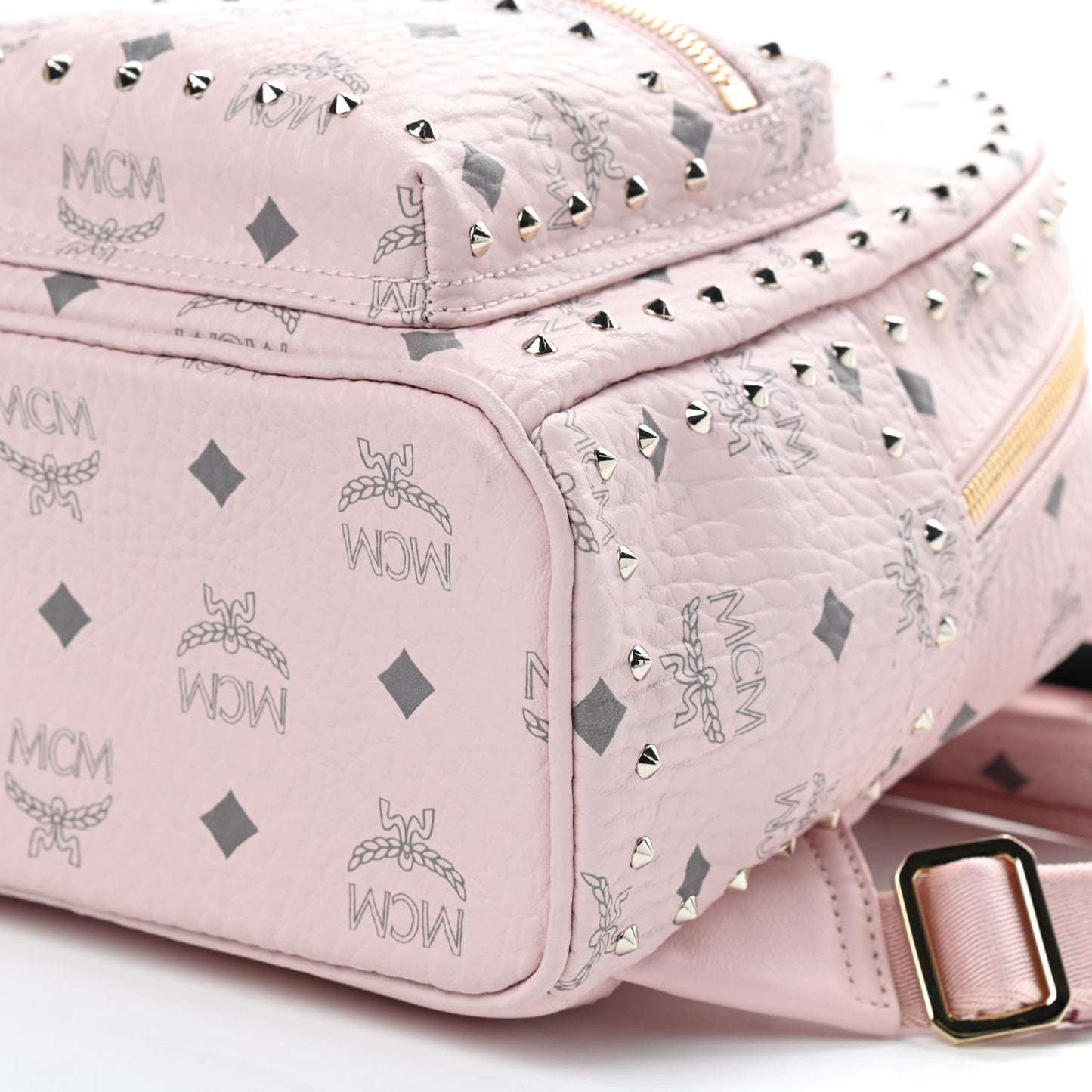 Visetos Side Stud Mini Taiwan Backpack Pink