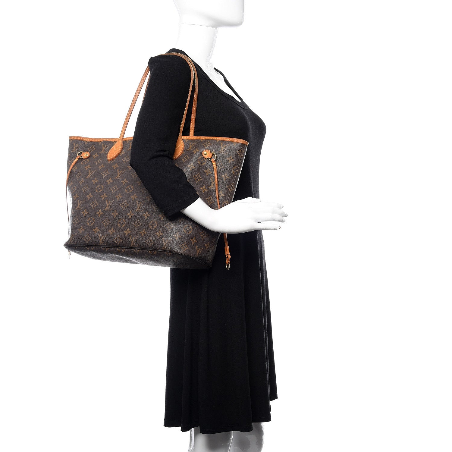 Louis Vuitton Monogram Neverfull MM 2 of 23
