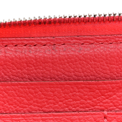 Hermes Chevre Mysore Evelyne Azap Wallet Rose Lipstick 9 of 12