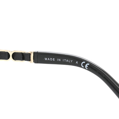 Chanel Metal Calfskin Round Chain Sunglasses 4265-Q Black 6 of 8