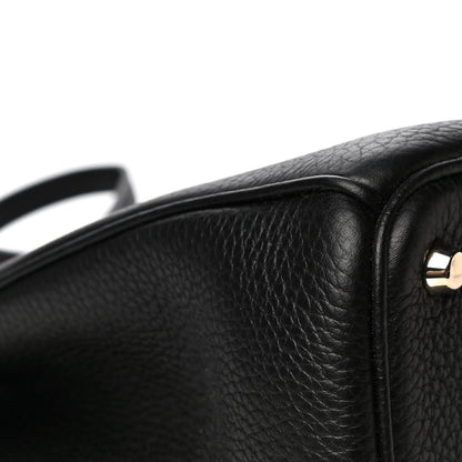 Christian Dior Bullcalf Medium Diorissimo Tote Black Rose Indien 12 of 13