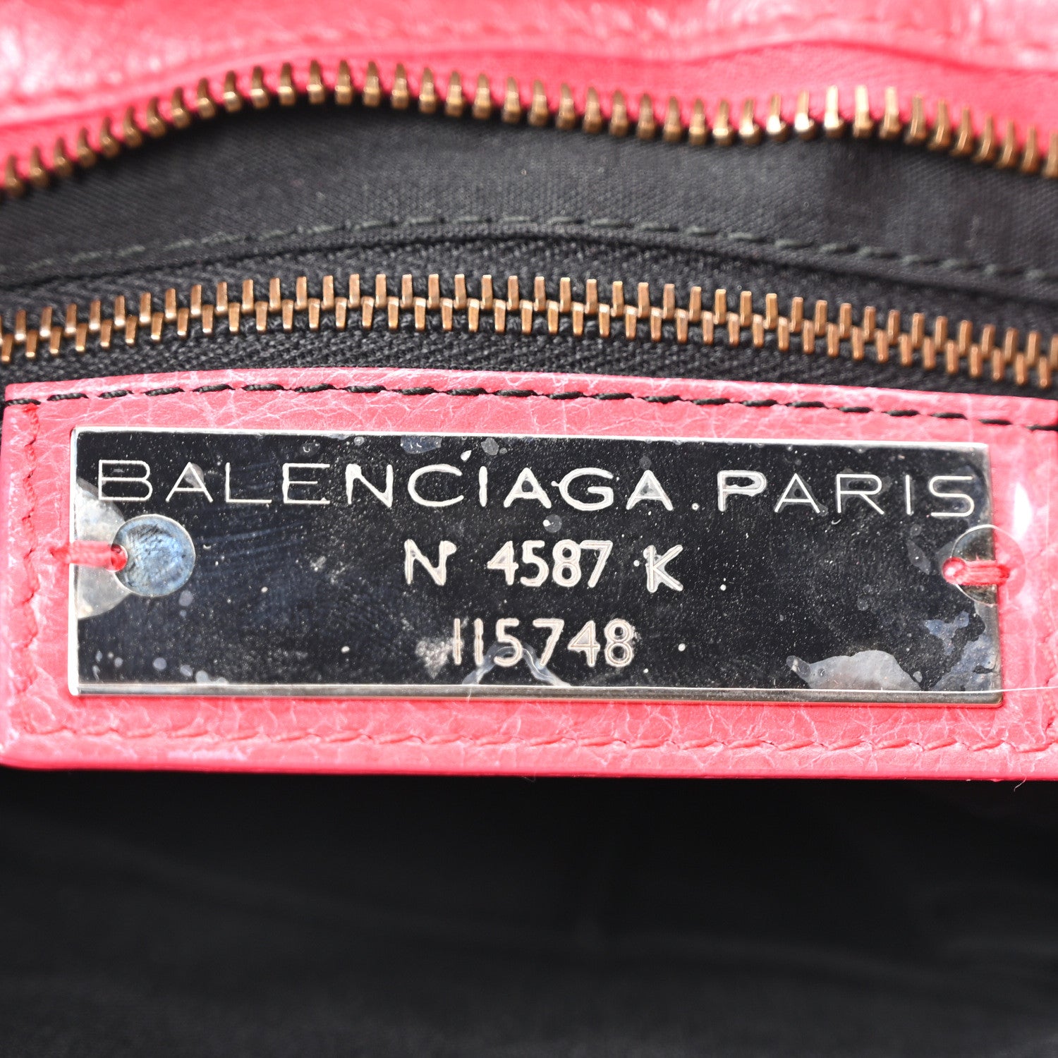 Balenciaga Agneau Classic Hardware City Rose Thulian 7 of 11