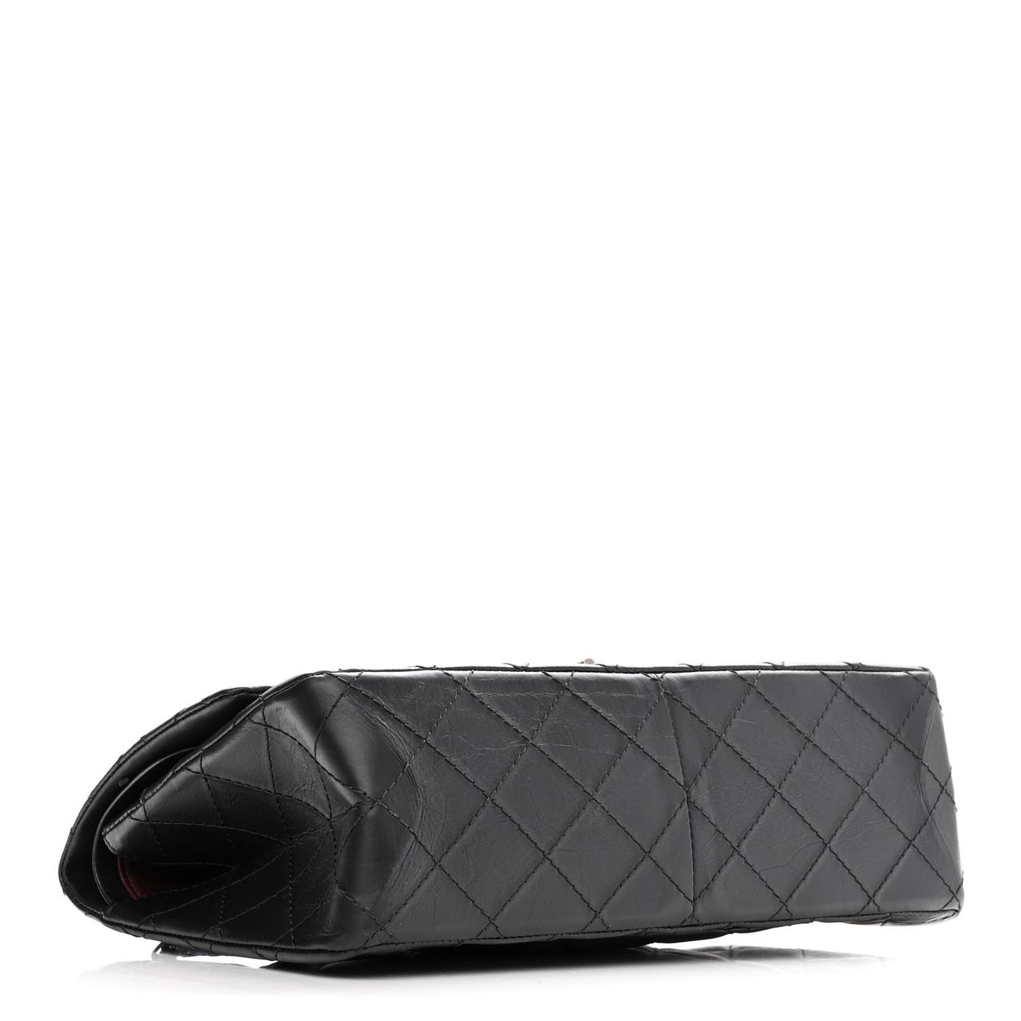 Aged Calfskin Quilted 2.55 Reissue 226 Flap Black