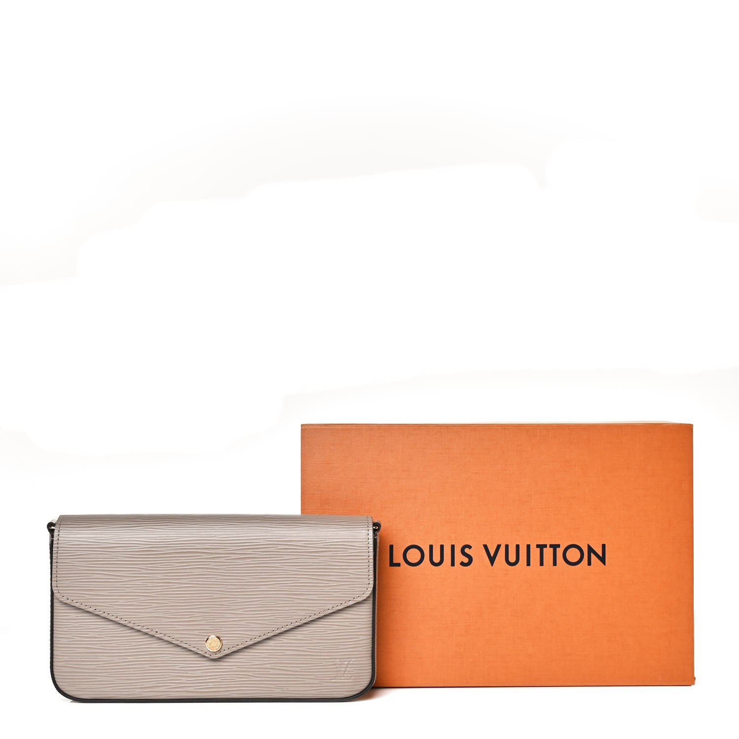 Louis Vuitton Epi Felicie Pochette Chain Wallet Galet 24 of 24