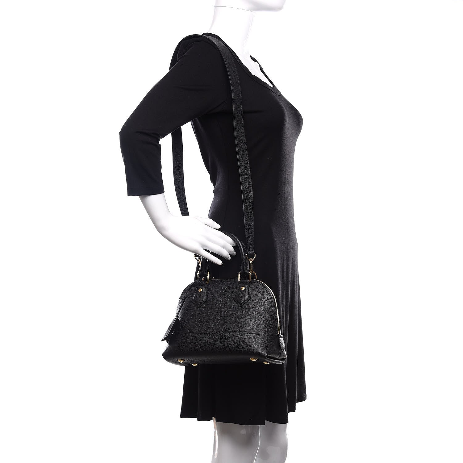 Louis Vuitton Empreinte Neo Alma BB Black 2 of 12