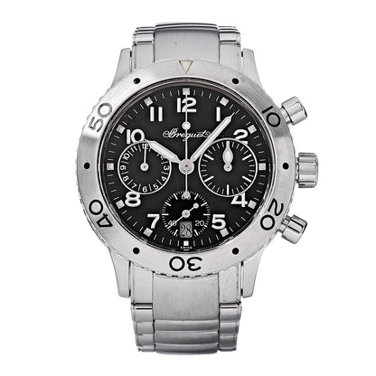 Breguet Stainless Steel 33mm Type XX Transatlantique Automatic Watch Black 4820ST/D2/S76 1 of 6