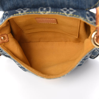 Louis Vuitton Monogram Denim Mini Pleaty Blue 5 of 12