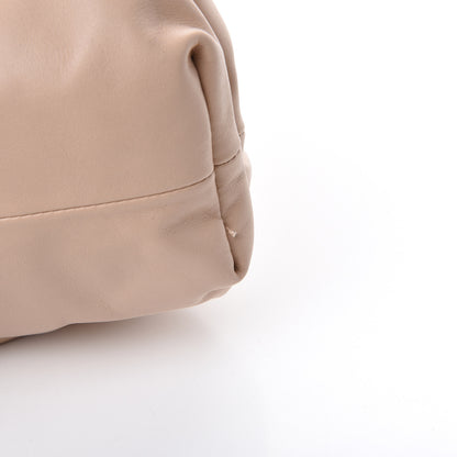 Bottega Veneta Smooth Butter Calf The Pouch Oversized Clutch Nude 7 of 7