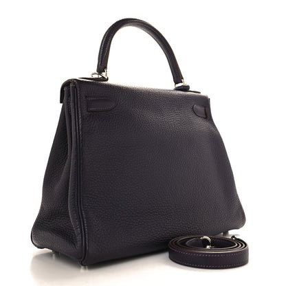 Hermes Taurillon Clemence Kelly Retourne 28 Raisin 3 of 10