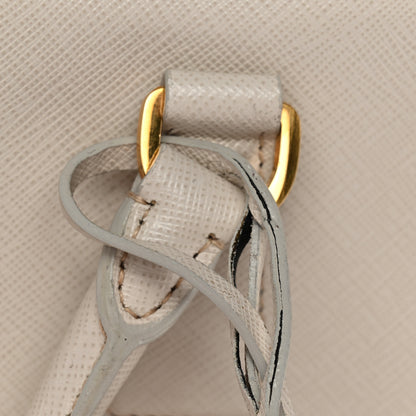 Prada Saffiano Lux Large Galleria Double Zip Talco 12 of 17
