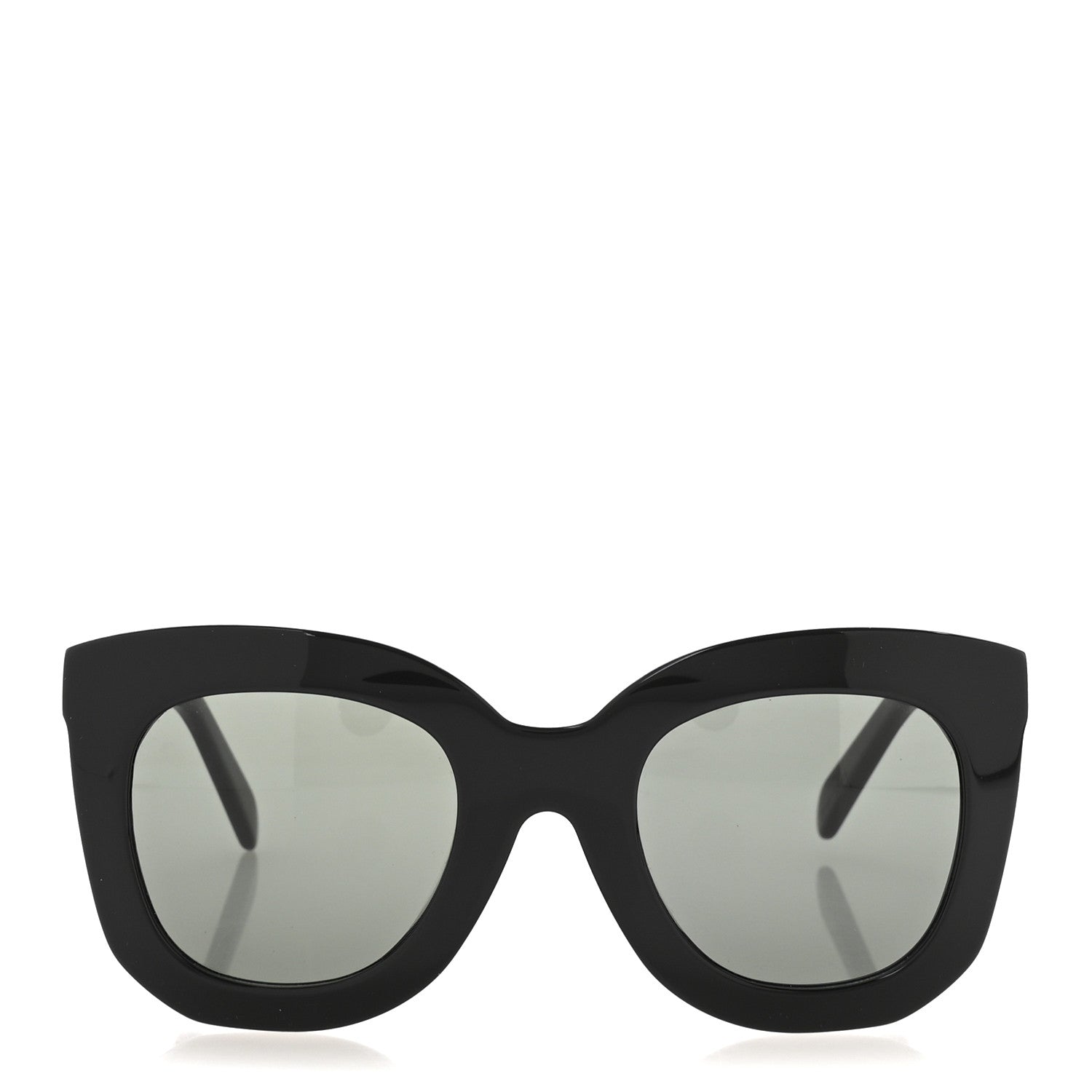 Celine Oversized Round Sunglasses CL4005FN Black 2 of 8