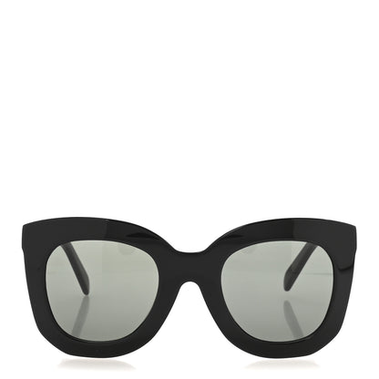 Celine Oversized Round Sunglasses CL4005FN Black 2 of 8