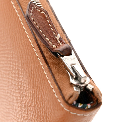 Hermes Epsom Silk'In Compact Wallet Gold Mauve Sylvestre 11 of 14