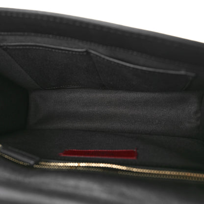 Valentino Garavani Vitello Medium Glam Lock Rockstud Flap Black 5 of 11