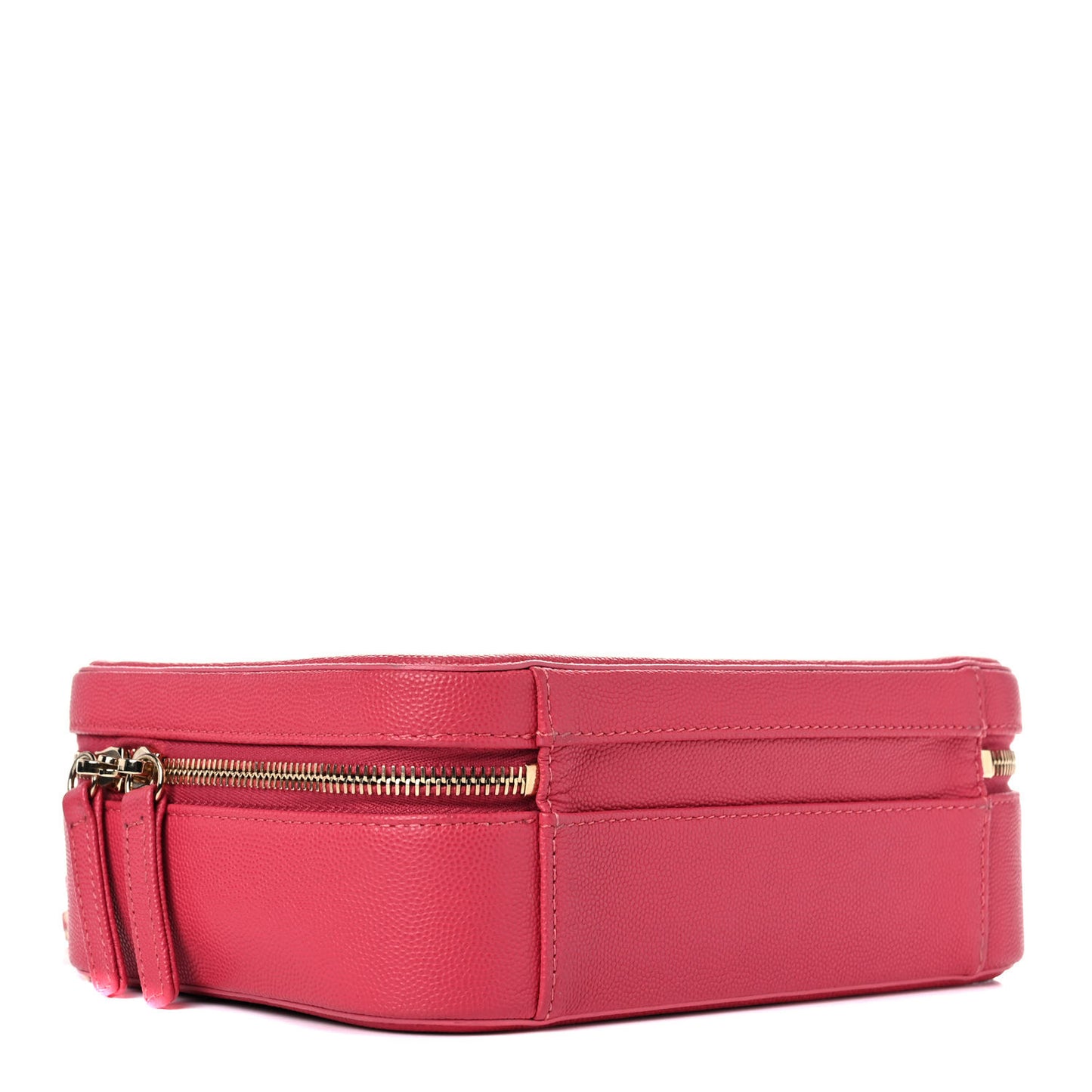 Caviar Quilted Medium CC Filigree Vanity Case Pink