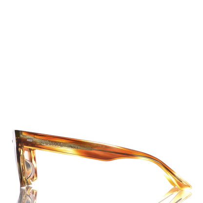 Celine Acetate Cat Eye Sunglasses CL 40052U Havana 3 of 7
