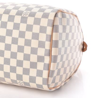 Louis Vuitton Damier Azur Speedy 30 9 of 9