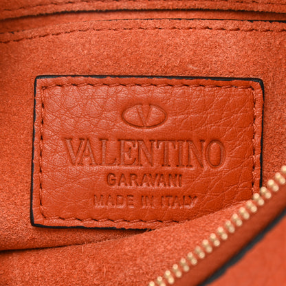 Valentino Garavani Calfskin C-Rockee Sagittarius Fringe Clutch Red 9 of 10