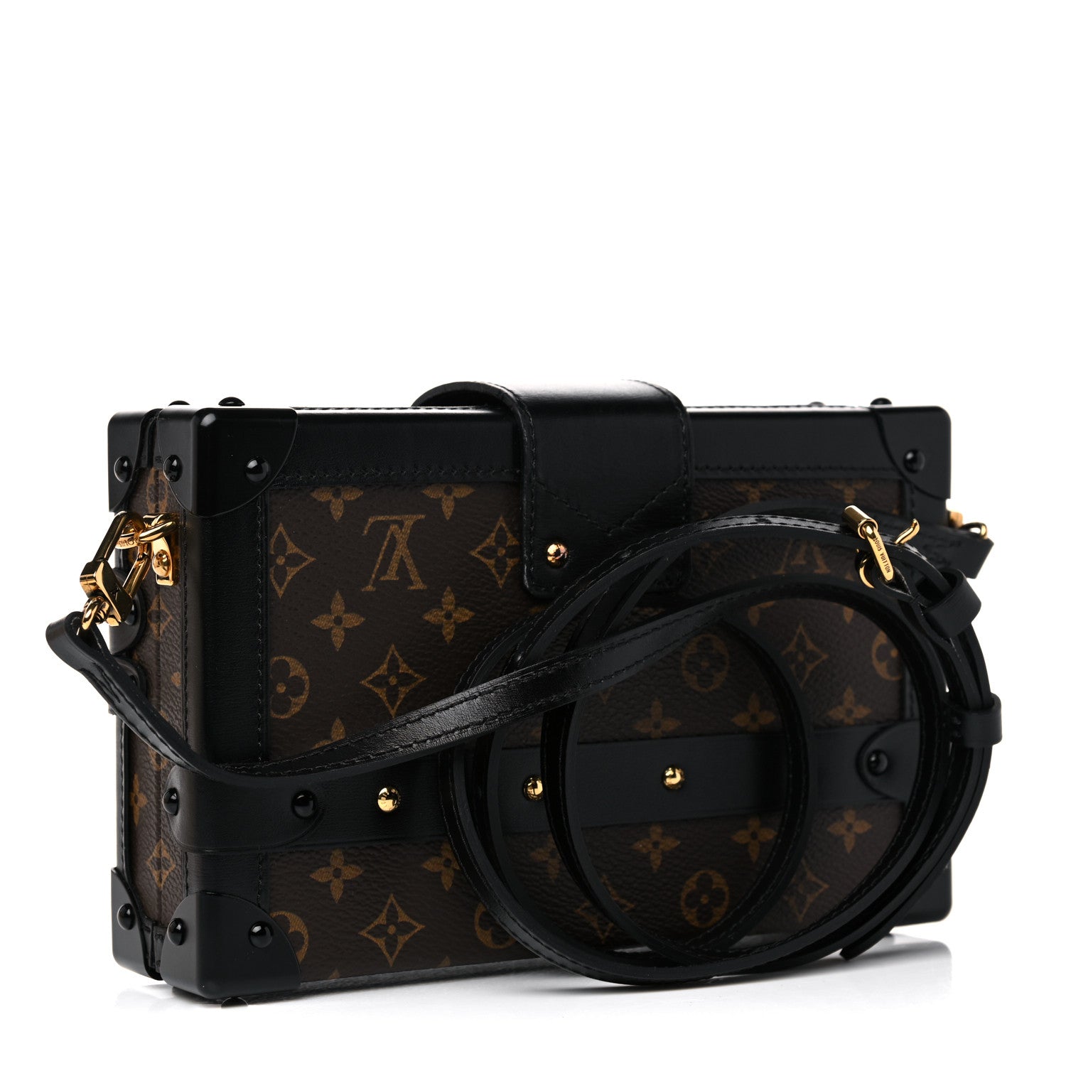 Louis Vuitton Monogram Petite Malle Black 3 of 11