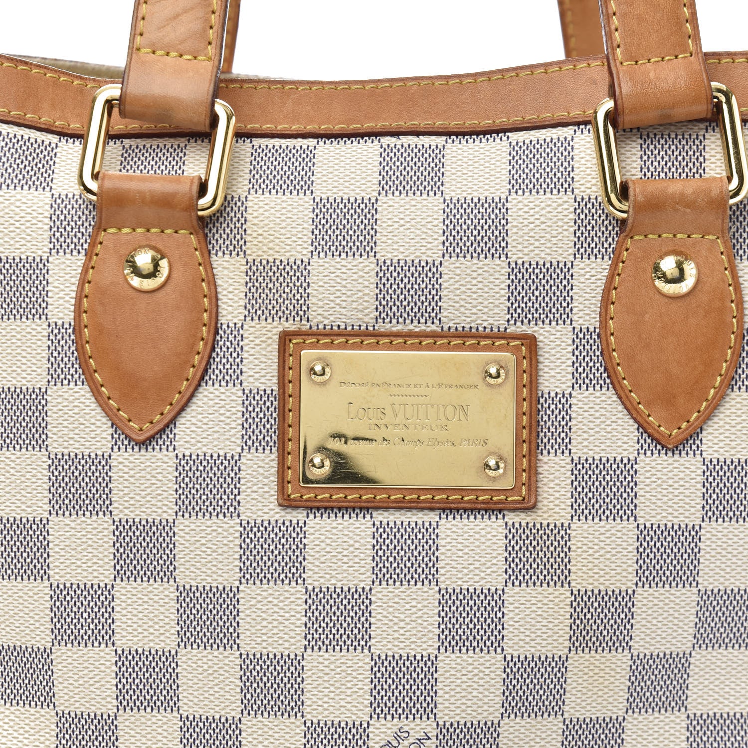 Louis Vuitton Damier Azur Hampstead PM 9 of 13
