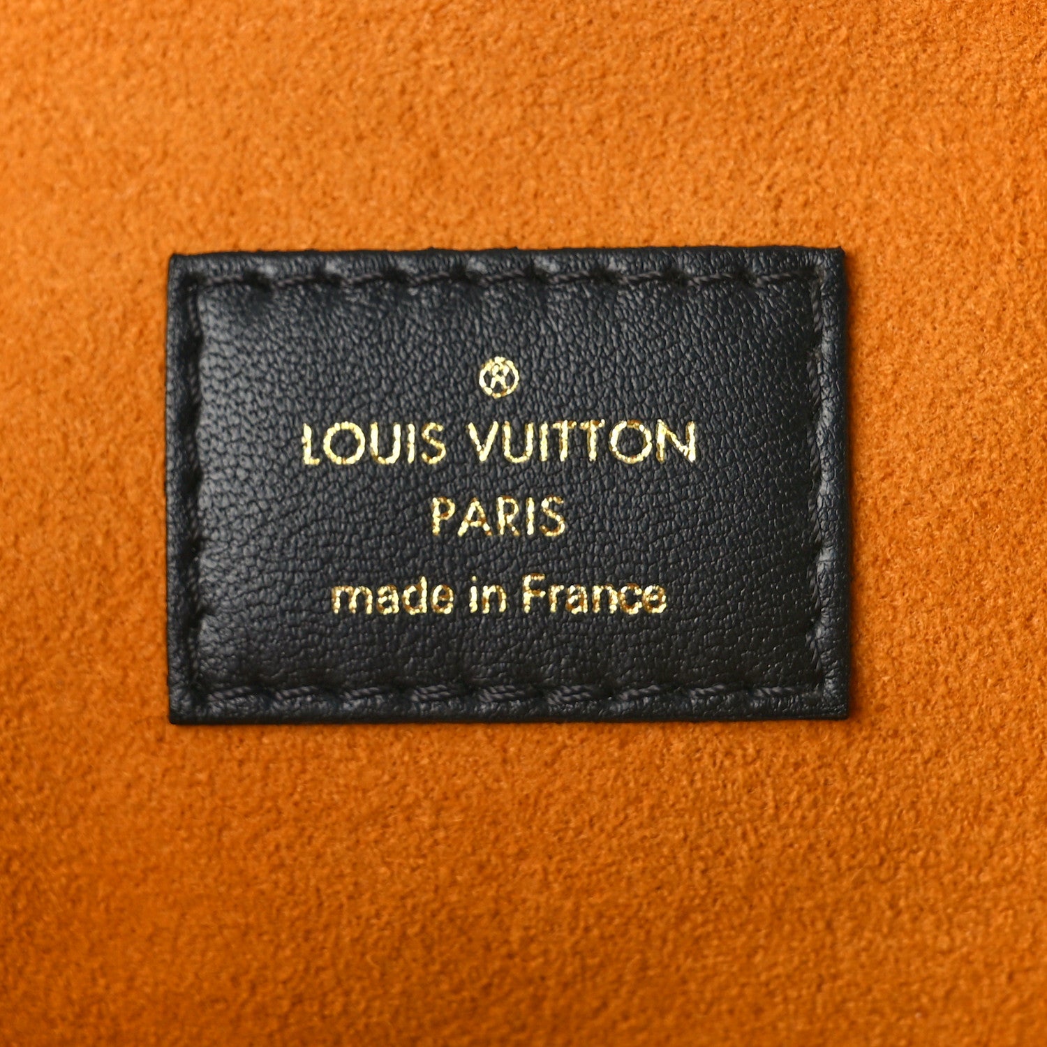 Louis Vuitton Lambskin Embossed Monogram Coussin MM Black 6 of 8