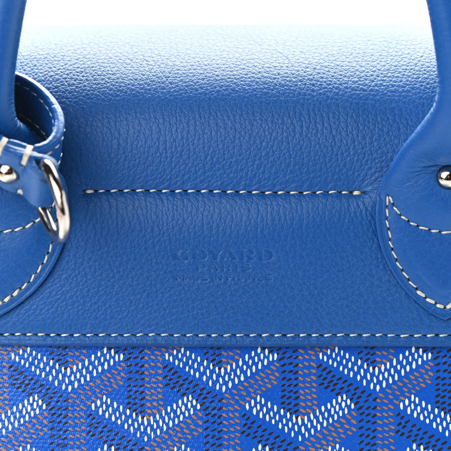 Goyard Goyardine Calfskin Mini Alpin Backpack Sky Blue 10 of 10