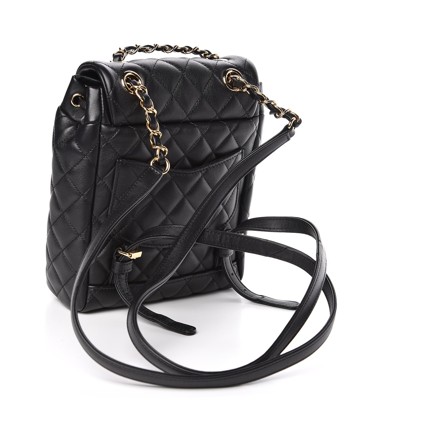 Chanel Calfskin Quilted Mini Urban Spirit Backpack Black 3 of 10