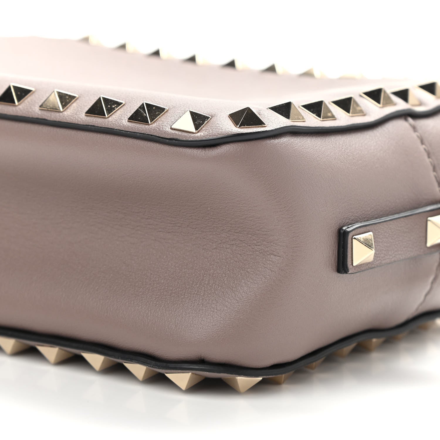 Valentino Garavani Calfskin Rockstud Camera Crossbody Bag Poudre 9 of 10