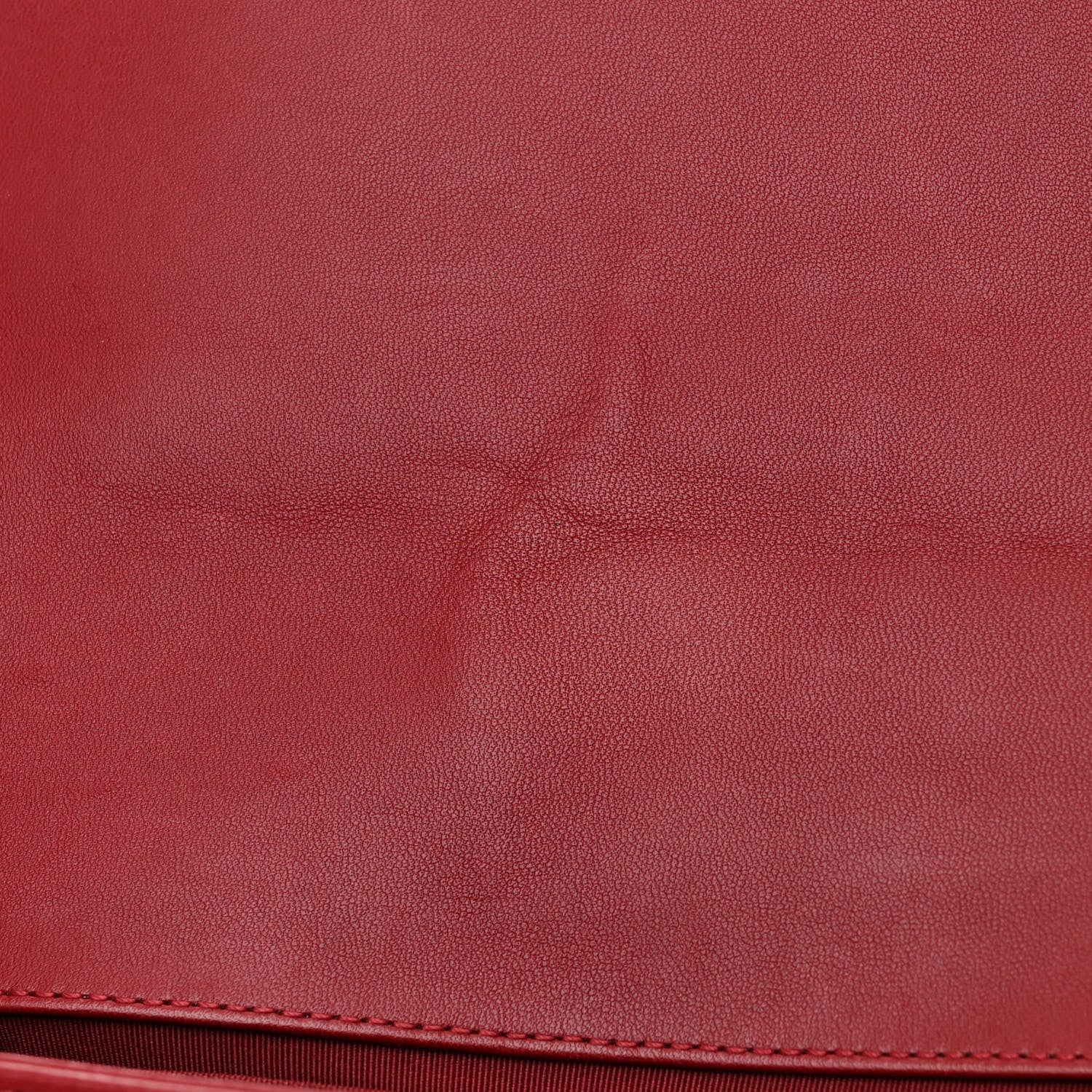 Chanel Lambskin Quilted Medium Boy Flap Dark Red 12 of 13