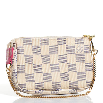 Louis Vuitton Damier Azur 2015 Christmas Animation Mini Pochette Accessories 3 of 8