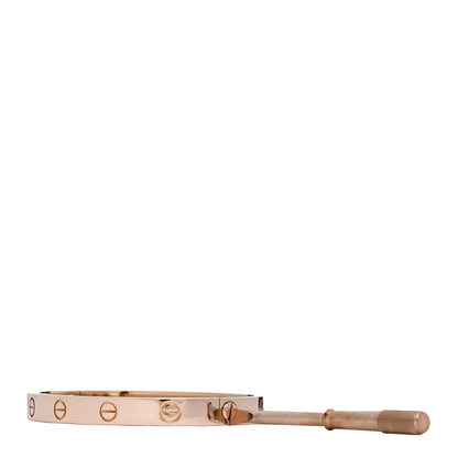 Cartier 18k Pink Gold Love Bracelet 16 3 of 8