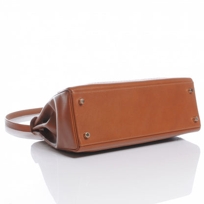 Hermes Tadelakt Ghillies Kelly 32 Fauve 4 of 9