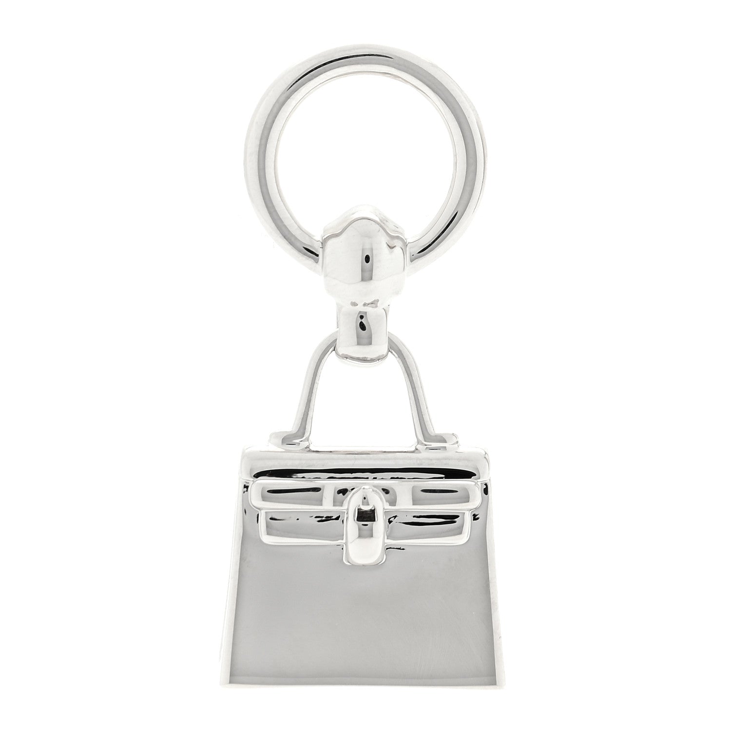 Hermes Palladium Mini Kelly Twilly Ring 1 of 3