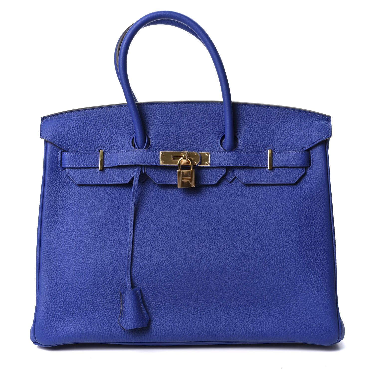 Hermes Togo Birkin 35 Bleu Electrique 1 of 28