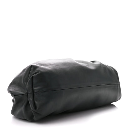 Bottega Veneta Smooth Butter Calf The Pouch Oversized Clutch Black 4 of 11