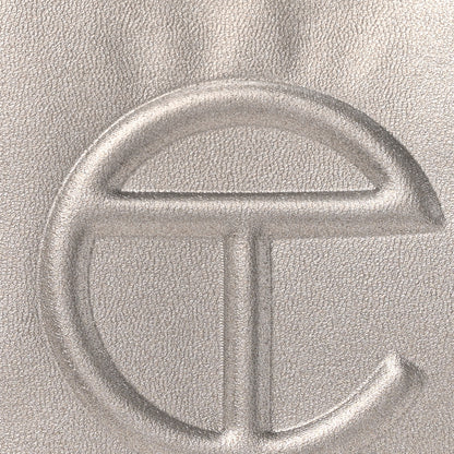 Telfar Metallic Vegan Leather Small Shopping Bag Bronze 7 of 9