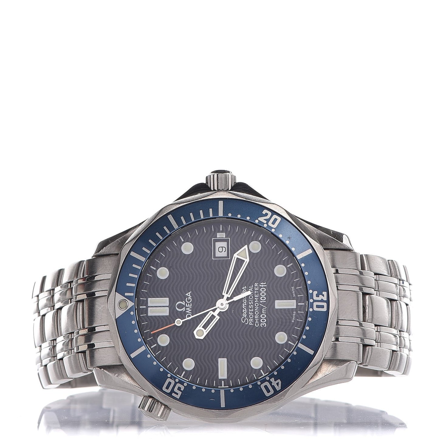 Stainless Steel 41mm Seamaster Bond Automatic Watch Blue 2541.80