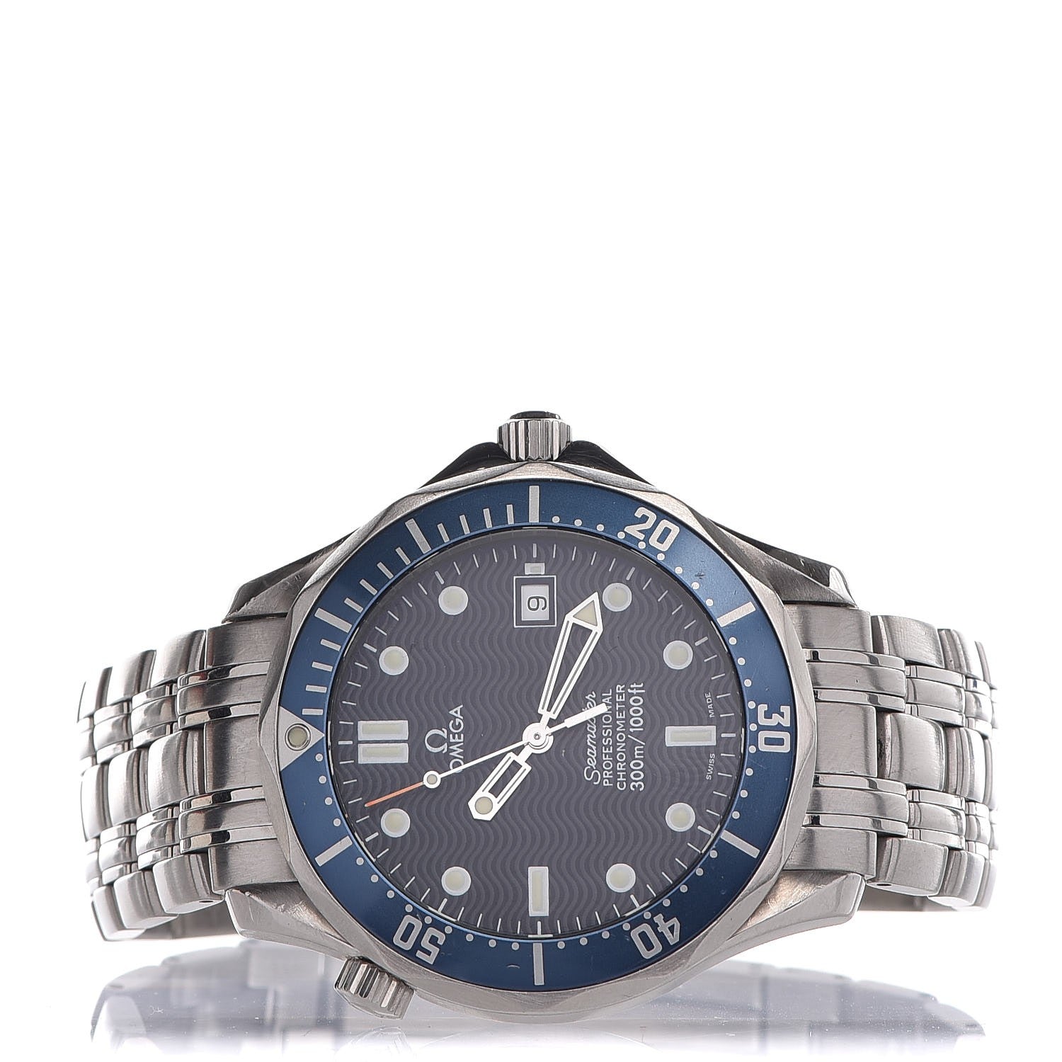 Omega Stainless Steel 41mm Seamaster Bond Automatic Watch Blue 2541.80 3 of 7
