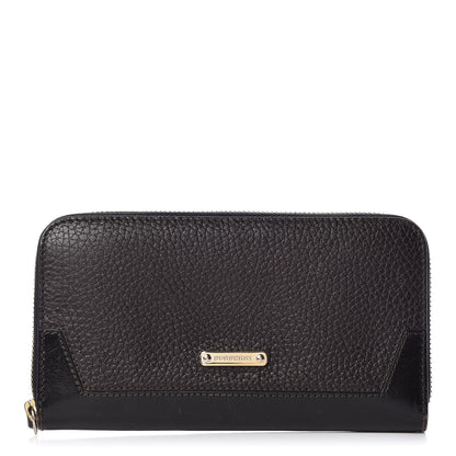 Burberry Calfskin Ziggy Zip Around Wallet Brown 1 of 11